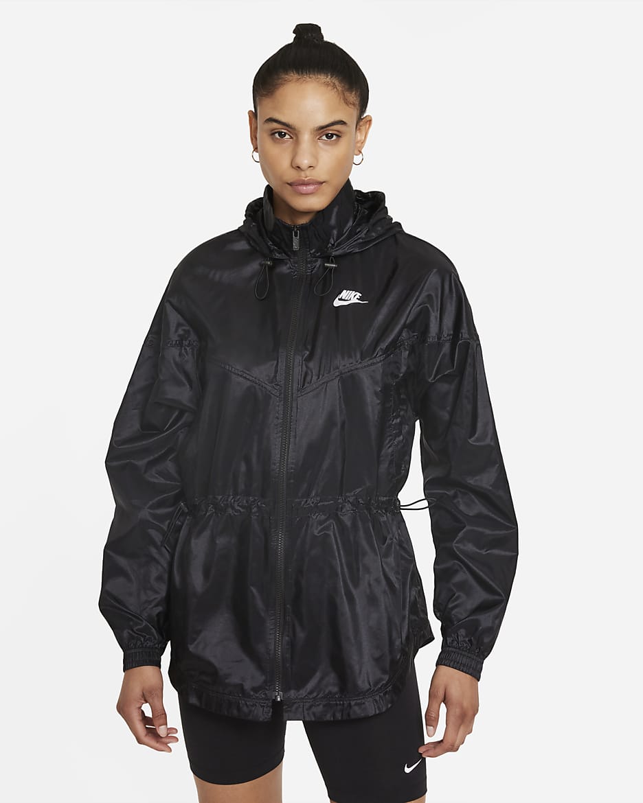 Nike women's jacket black online